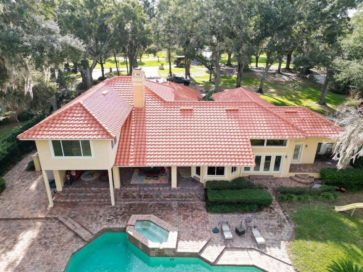 Residential tile roof replacement